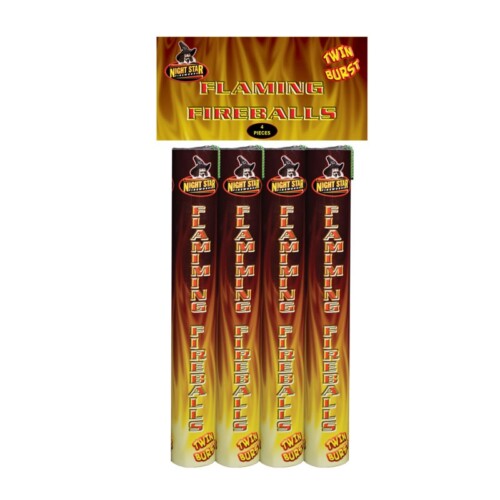 Flaming Fireballs roman candle fireworks for sale