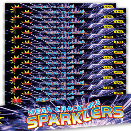 MegaCrackling20 MEGA Crackling sparkler bundle 20 packets
