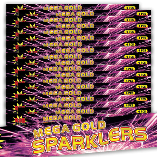 MegaGold20 Mega Gold sparkler bundle 20 packets