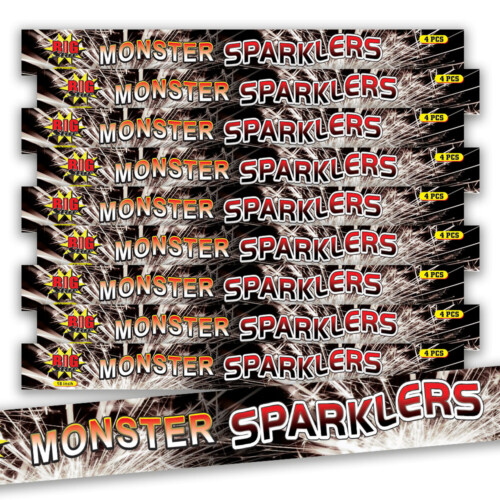 Monster crackling sparkler bundle sparklers UK